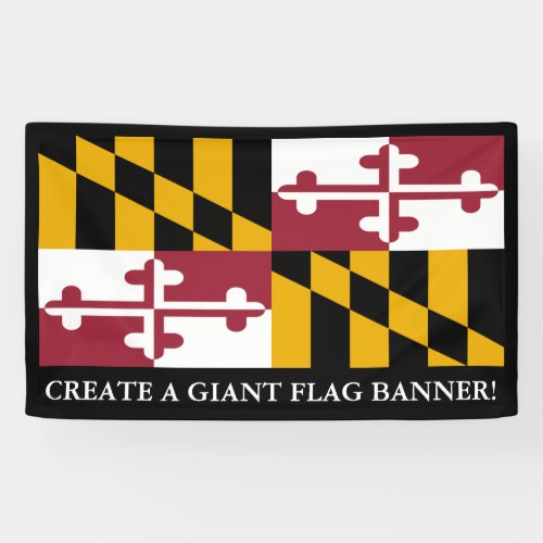 Maryland State Flag Banner