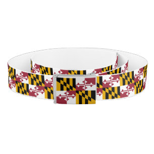 Maryland State Flag Belt