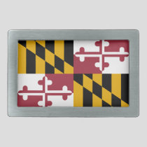 MARYLAND STATE FLAG BELT BUCKLE