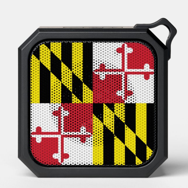 Maryland State Flag Bluetooth Speaker (Front)