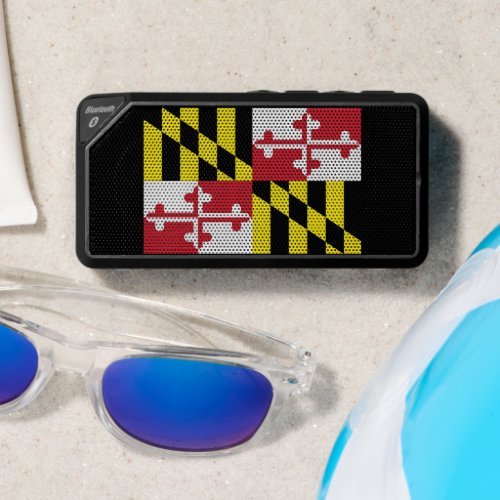 Maryland State Flag Bluetooth Speaker