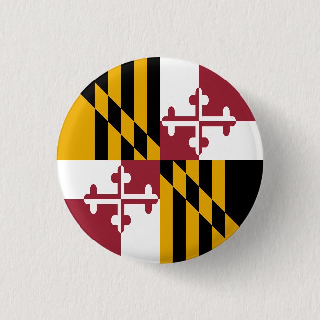 Maryland State Flag Button (Front)