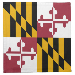 Maryland State Flag Cloth Napkin
