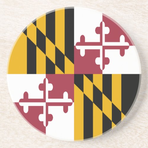 Maryland State Flag Coaster
