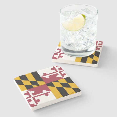 Maryland State Flag Coasters