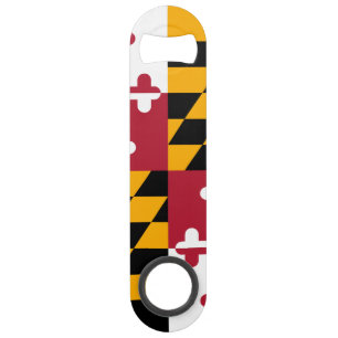 Maryland State Flag Colors Accent Bar Key