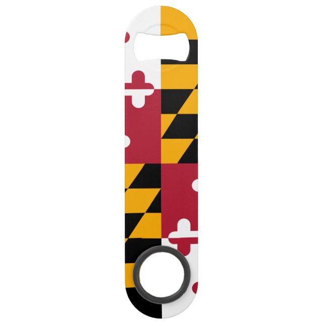 Maryland State Flag Colors Accent Bar Key (Front)