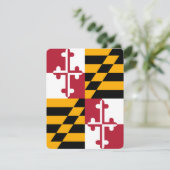 Maryland State Flag Colors Decor (Standing Front)