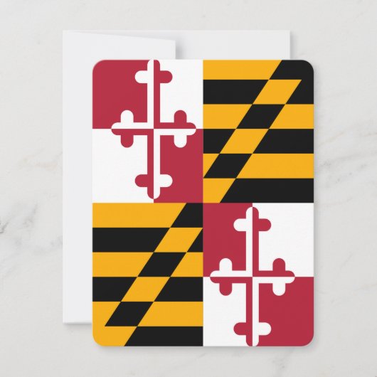 Maryland State Flag Colors Decor (Front)