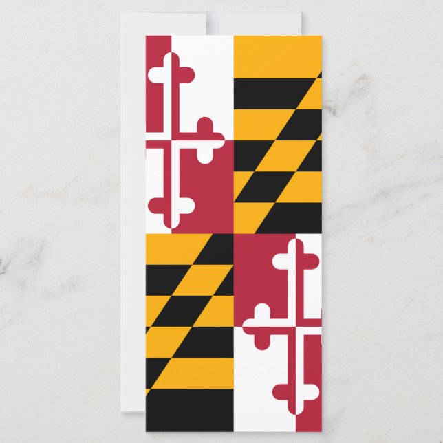 Maryland State Flag Colors Decor (Front)