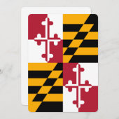 Maryland State Flag Colors Decor (Front/Back)