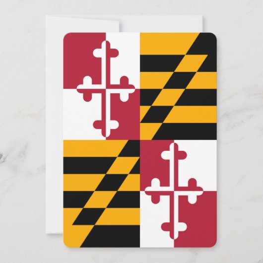 Maryland State Flag Colors Decor (Front)