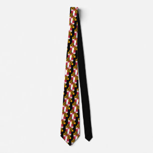 Maryland State Flag Colors Tie