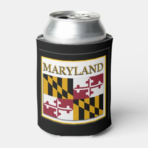 Maryland State Flag Design Can Cooler