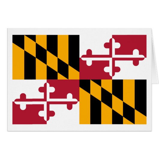 Maryland State Flag Design Cards (Front Horizontal)
