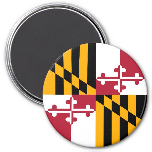 Maryland State Flag Design Decoration Magnet