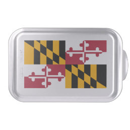 Maryland State Flag Design Display Cake Pan