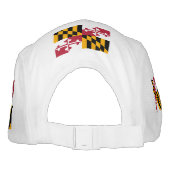 Maryland State Flag Design Hat (Back)
