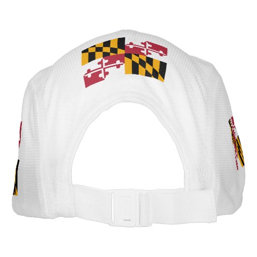 Maryland State Flag Design Hat (Back)