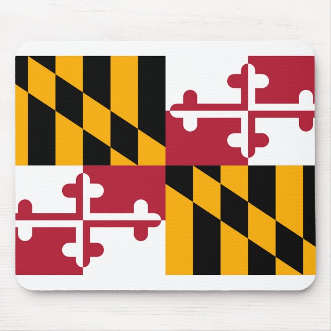Maryland State Flag Design Mouse Pad (Front)