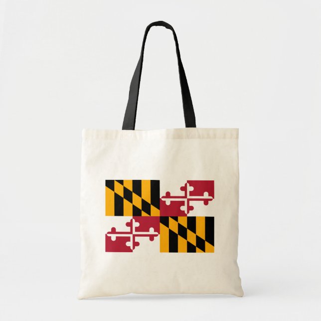 Maryland State Flag Design Tote Bag (Front)