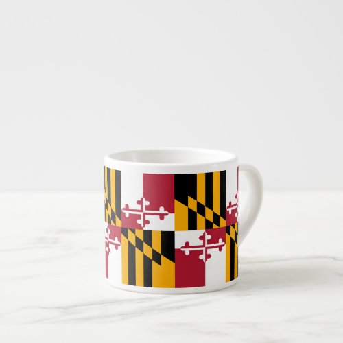 Maryland State Flag Espresso Cup