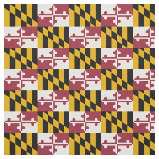 Maryland State Flag Fabric