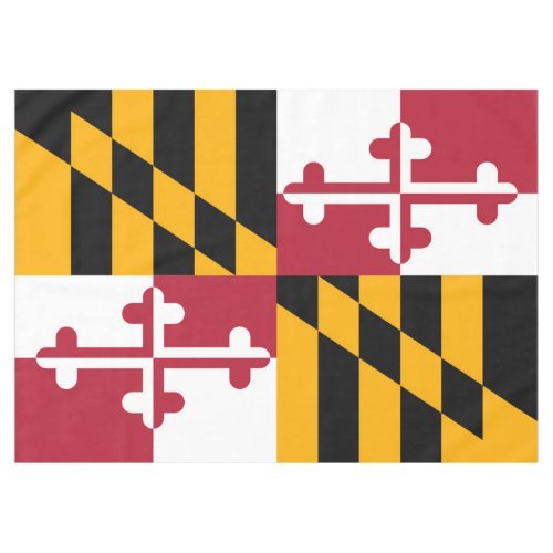 Maryland State Flag Festive Design Tablecloth