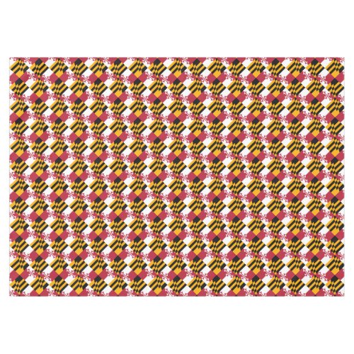 Maryland State Flag Festive Design Tablecloth