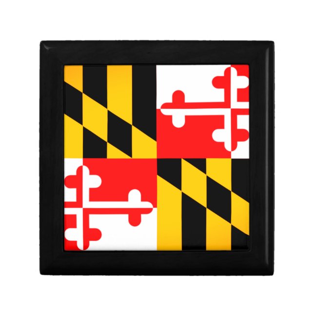Maryland State Flag Gift Box (Front)