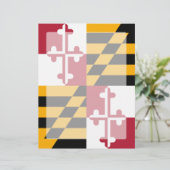 Maryland State Flag Graphic (Standing Front)