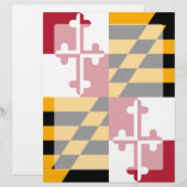 Maryland State Flag Graphic (Front/Back)
