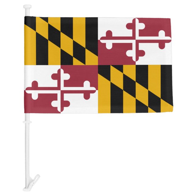 Maryland State Flag image for Car Flag (Front)