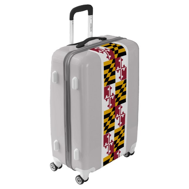 Maryland State Flag Luggage (Rotated Left)