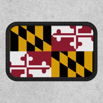 Maryland State Flag Patch by Americanliberty at Zazzle