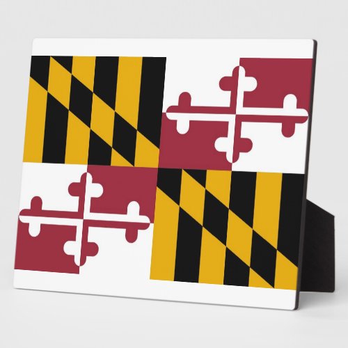 Maryland State Flag Plaque