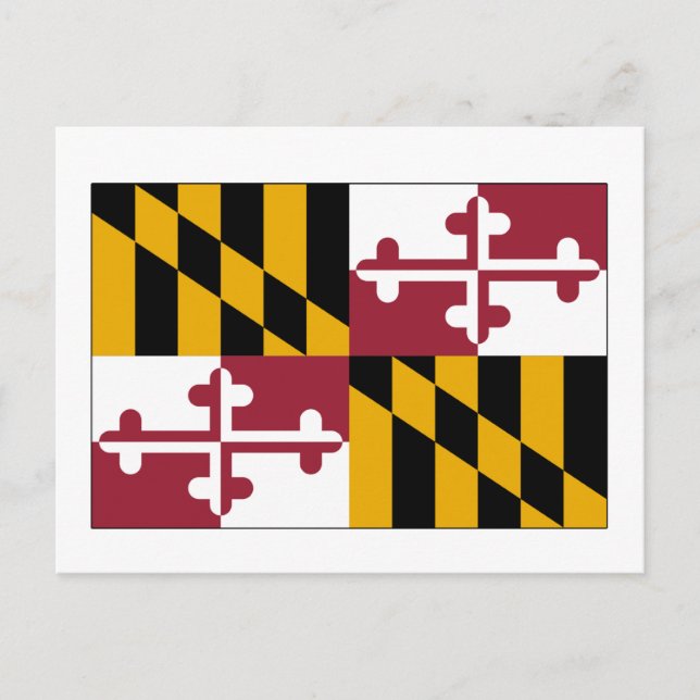 Maryland State Flag Postcard (Front)