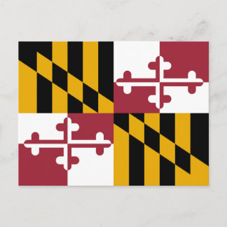 Maryland State Flag Postcard