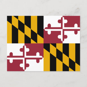 Maryland State Flag Postcard
