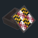 Maryland State Flag Premium Gift Box<br><div class="desc">Add a touch of Maryland pride to your gifts with our exclusive gift box featuring the flag of Maryland. Designed to combine elegance with state pride, this gift box is more than just a wrapping solution; it’s a celebration of Maryland’s rich heritage and vibrant cultural identity. The striking design prominently...</div>