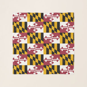 Maryland State Flag Scarf