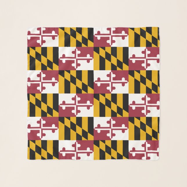 Maryland State Flag Scarf (Front)