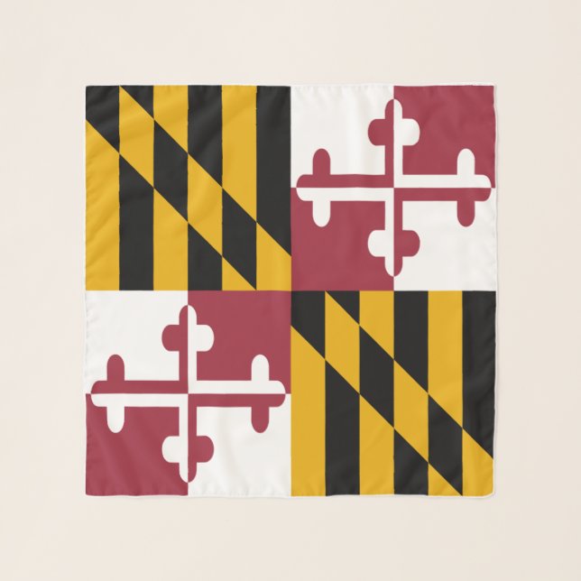 Maryland State Flag Scarf (Front)