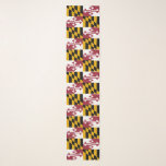 Maryland State Flag Scarf<br><div class="desc">Patriotic Maryland state flag.</div>