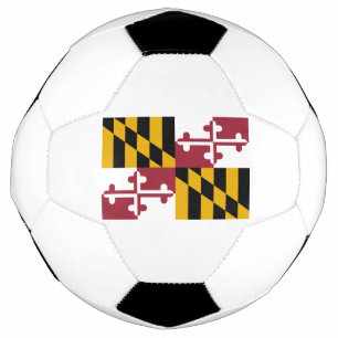 Maryland State Flag Soccer Ball