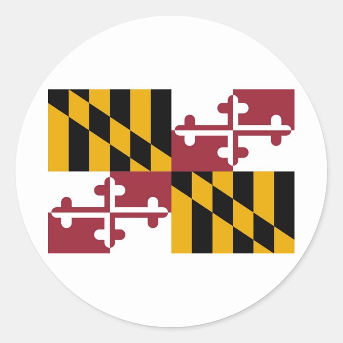 Maryland State Flag Sticker