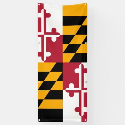 Maryland State Flag Stylish Decor Banner