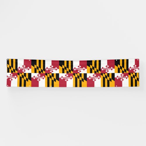 Maryland State Flag Stylish Decor Banner