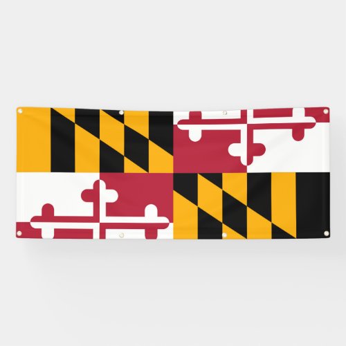 Maryland State Flag Stylish Decor Banner