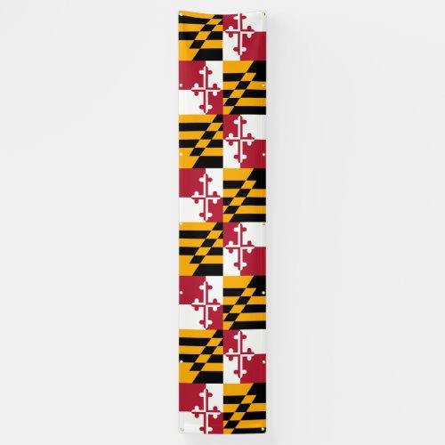 Maryland State Flag Stylish Decor Banner